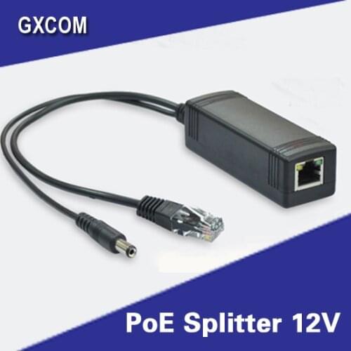 GXCOM POE poe splitter input voltage 40-56vdc,output voltage 5v 2A, ieee802.3af/at pd splitter