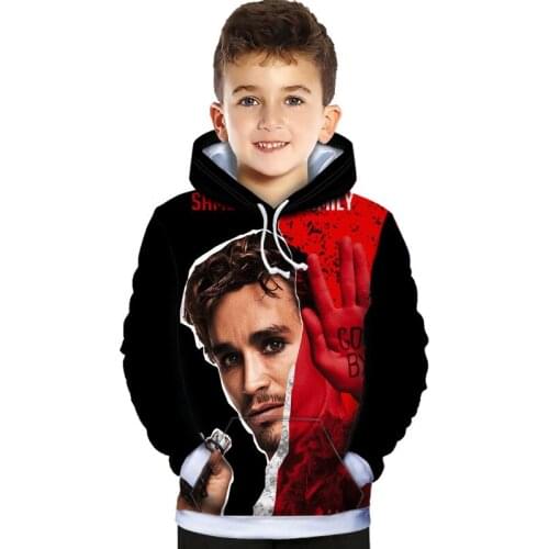 The Umbrella Academy Boys Hoodies For Girls Winter Warm Kawaii Cartoon Streetwear Sweatshirts Cha-Cha Diego Graphic hoodie top