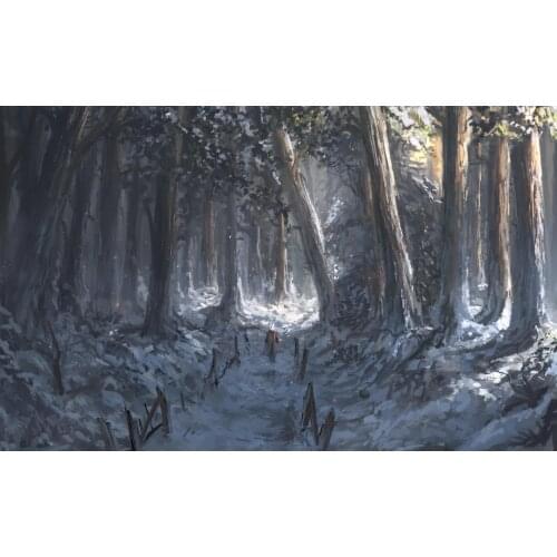 JMINE Div 5D winter Snowy Landscape Tree Full Diamond Painting cross stitch kits art Scenic 3D paint by diamonds