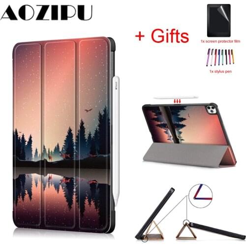 New Slim Case for iPad Pro 11 2020 2018 Universal 11inch Tablet PU Leather Magnetic Cover Funda for iPad Pro 11 Case