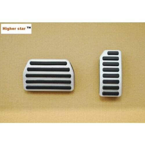 Higher star aluminium alloy accelerator pedal+brake pedal,car footboard for Volvo XC60 S60 V60 S80L S60L S80