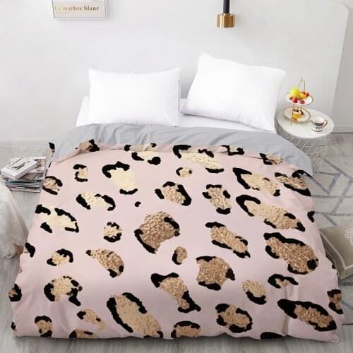 1 Pcs Pink Speckle Duvet Cover 240x220 King Size Printing NO Pillowcases And NO Sheets Home Textiles Comforter