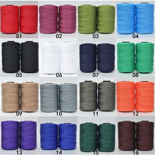 39 Colors Polypropylene Sewing Thread 100g DIY Wedding Decor Supply Handmade Artisan String Rope Craft Twisted Macrame Cord