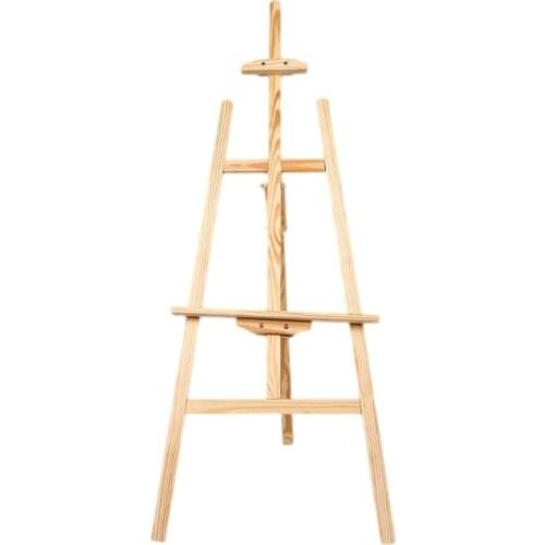 Adjustable Easel Solid Wood Easel Multi-Functional ChildrenS Art Tool Multi-Purpose Oil Painting Shelf (Without Drawing Board)