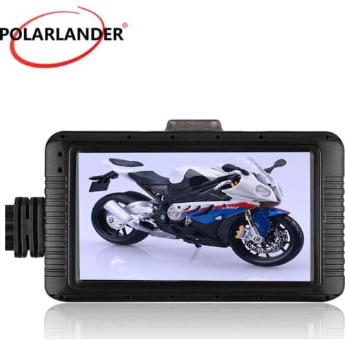 3 inch Motorcycle Electric Vehicle Wide-angle DVR Front and Rear Lens Black USB Loop Rrecording With Line Control 1080P HD