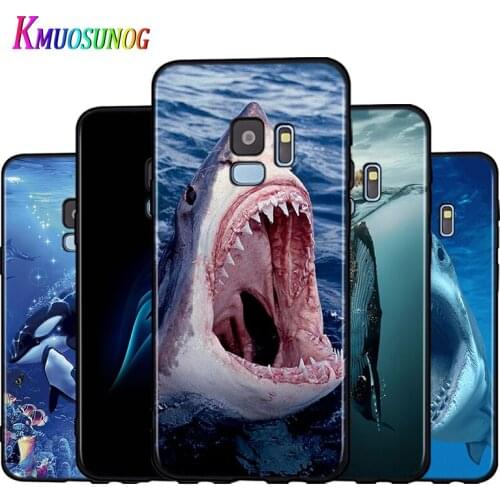 Silicone Cover Shark Whale Sea Animals For Samsung Galaxy A9 A8 A7 A6 A6S A8S Plus A5 A3 Star 2018 2017 2016 Phone Case