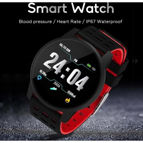 1.3 Inch Smartwatch Sport Waterproof Bracelet Fitness Bluetooth Connection Android ios System Heart Rate Monitor Pedometer Watch