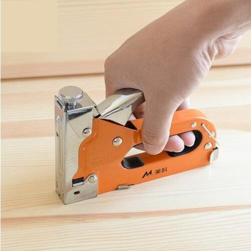 Staple Gun 3 In 1 Heavy Duty With Staple Remover And 600 Staples For Woodworking Diy Furniture Manual Stapler Tacker Brad Nail