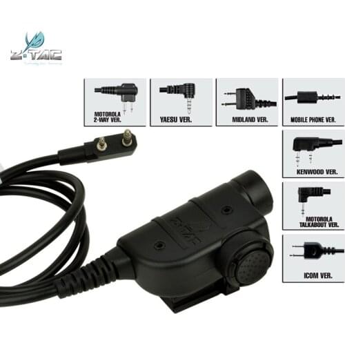 Z Tactical Softair Silynx Releases Chest PTT Military Bowman Headset Radio PTT Ztac Airsoft Headphone Accessories Kenwood Z125