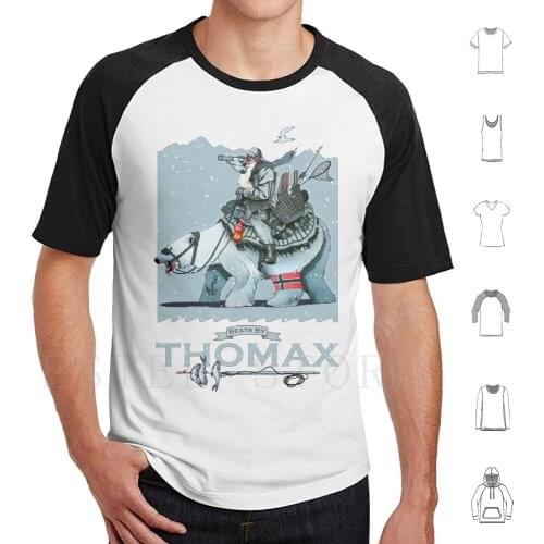 Thomax , Up North ( Night ) T Shirt Print Cotton Thomax Hip Hop Norway
