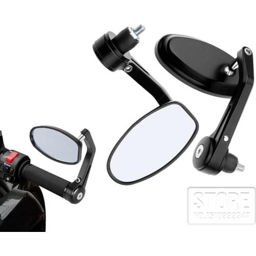 Motorcycle Aluminum Mirror Rear Moto Mirror Racing Motorbike End Handbar mirrors cafe racer mirrors Motorcycle tomok