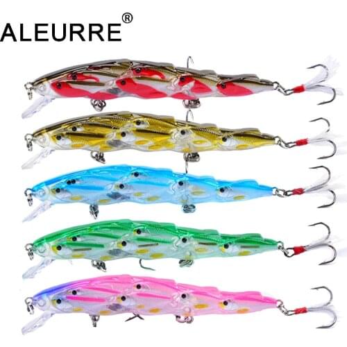 1PCS Fishing Lure 115mm 15.5g Wobbler Slow Floating Minnow Fishes Crankbait Pike Plastic Bait Fishing Tackle