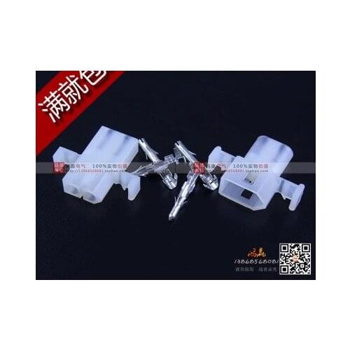 10 sets Kit 5038 elevator car 2 Pin Way Super seal Electrical Wire Connector Plug free shipping