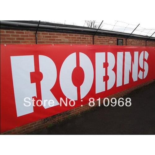10pcs of Digitally Printed Banners, Advertising PVC Vinyl Wall Banner (size: 2ft x 4ft), free express shipping