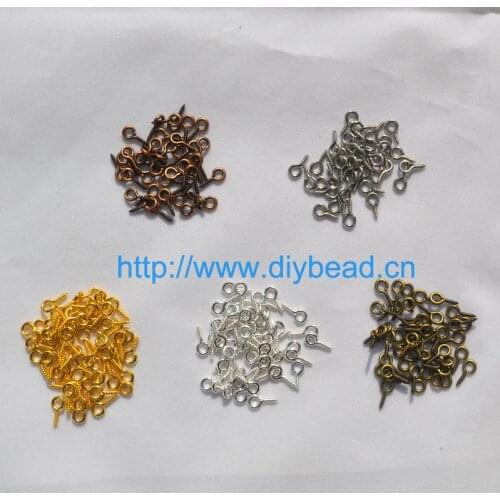 100pcs/lot DIY Fashion Jewelry Accessory Claw Nails Alloy Material 5MM Diameter Rhodium Plating Pendant Making Department