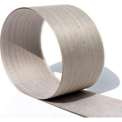 2x Natural Genuine Dyed Primula Wood Veneer for Furniture 20cm x 2.5m 0.25mm thick Light Gray