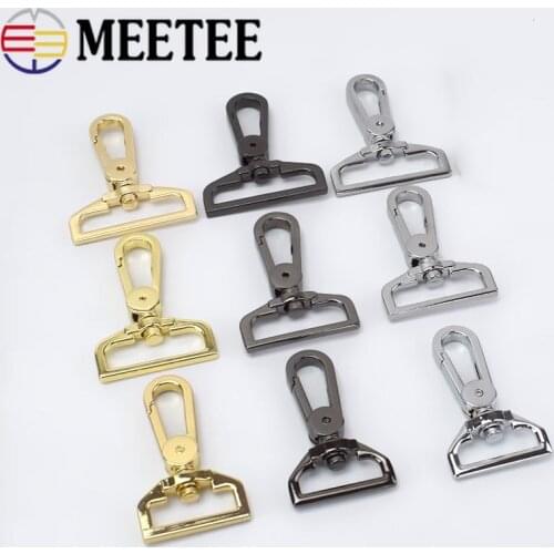 5pcs 25/32/38mm Metal Strap Buckles for Bags Swivel Trigger Clip Clasp Dog Colllar webbing Snap Hooks DIY Hardware Accessories