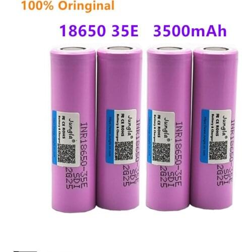2-20 PCS 100% Original INR18650 35E 3.7V 3500mAh 20A discharge INR18650 35E 18650 Li-ion battery 3.7v rechargable Battery