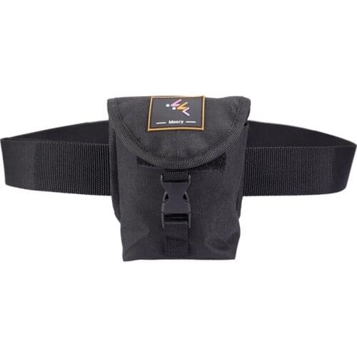 Diving Weight Storage Pouch Diving Spare Weight Belt Pocket With Quick Release Buckle Snorkeling Diving Accessories Black