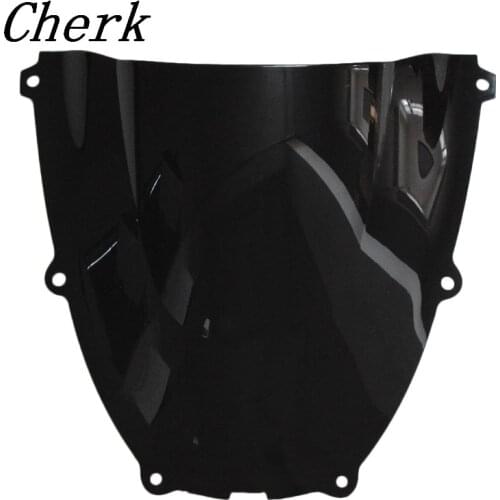 Black Motorcycle Double Bubble Windshield Fairing Windscreen For Yamaha YZF600R YZF 600R Thundercat 1994-2007