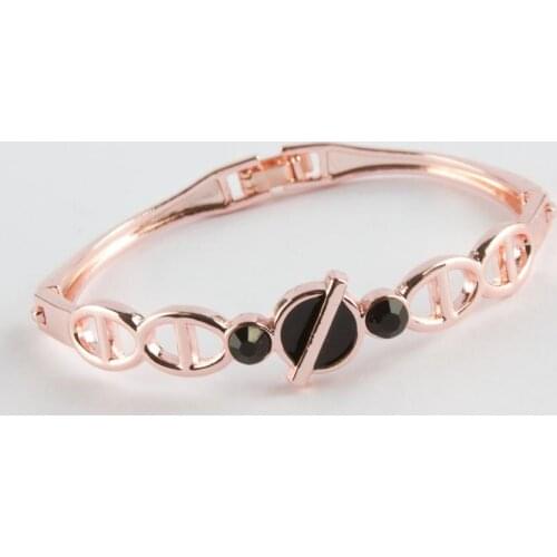 Gemstone Clamp Bracelet