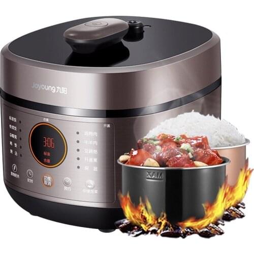 Electric Pressure Cooker Household Multifunctional Intelligent 5L Large Capacity High-pressure Double-bowl Rice Cooker 50A3