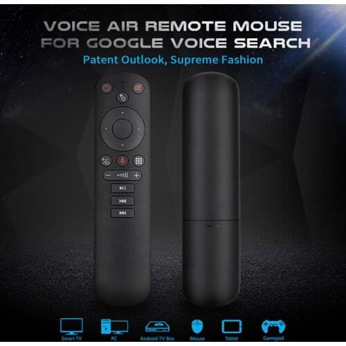 G50S 2.4G Portable Smart Voice Remote Control Wireless Fly Air Mouse Gyroscope