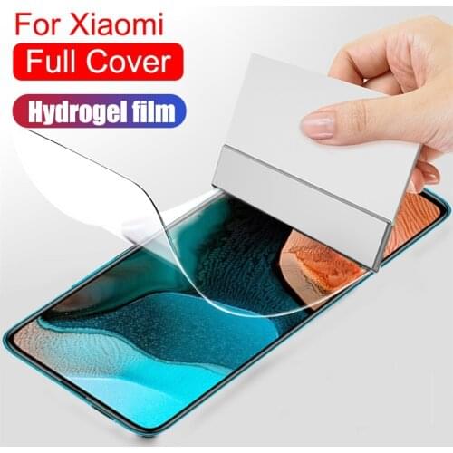Full Cover Hydrogel Film For Xiaomi Redmi Note 8 7 9 Pro Max 9S 8T K30 Screen Protector 7A 8A 9A Protective Film Not Glass