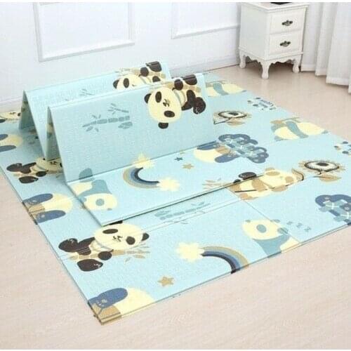 Baby Mat Childrens Play Crawling Plastic Foam Mat 200*180*1cm Parent-child Interactive Play Mat Going Out Picnic Mat Carrying