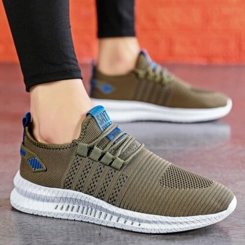 Running Shoes Men Spring Autumn Male Shoes Breathable Jogging Shoes Men Lace Up Adult Sports Shoes Men Sneakers Wear-resistant