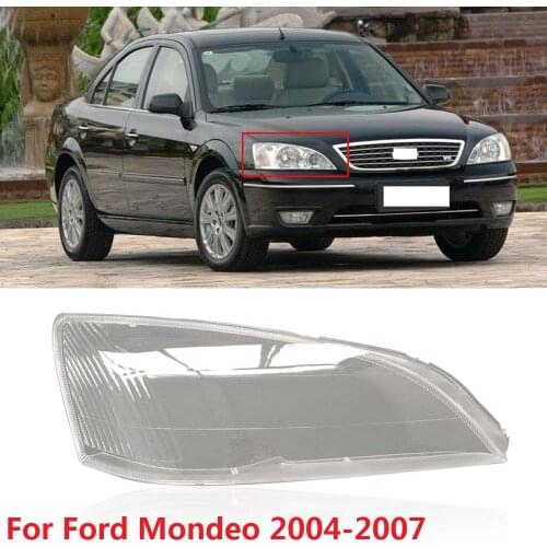 CAPQX 1PCS For Ford Mondeo 2004 2005 2006 2007 Front Headlamp Lamp cover Lampshade Headlight Waterproof head light Shade Shell