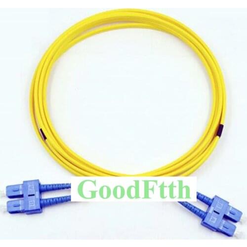 Fiber Patch Cord Jumper Cable SC-SC UPC SC/UPC-SC/UPC SM Duplex GoodFtth 1-15m