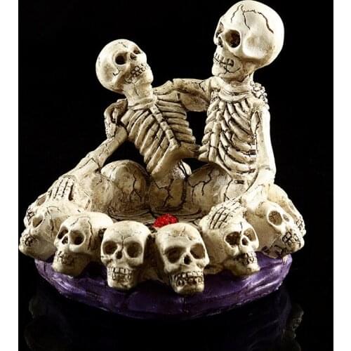 Resin Skull Ashtray Smoking Accessories Gift for Boyfriend Ashtrays Creative Home Gadgets Halloween Party Decorations Ornaments
