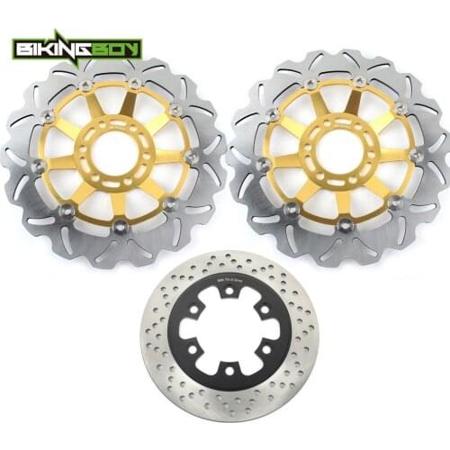 BIKINGBOY For HYOSUNG GT 250 04-12 GT250R 06-12 GT 650 S R Sport 04 05 06 07 08 09 10 11 12 Front Rear Brake Discs Rotors Disks