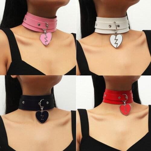 Rivets Black Goth Punk Chokers Gothic Choker Necklace for Women Hip Hop Bondage Cosplay porn toy adult sex toys for women