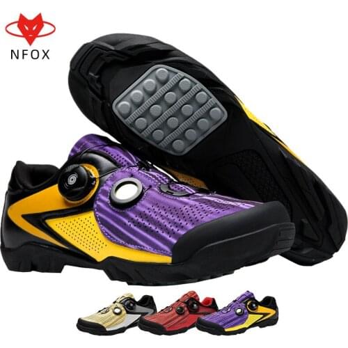 2021 mtb mountain bicycle men women mountainbike Synthetic Rubber Breathable Waterproof Lockless cycling shoes 37-48 thre colors
