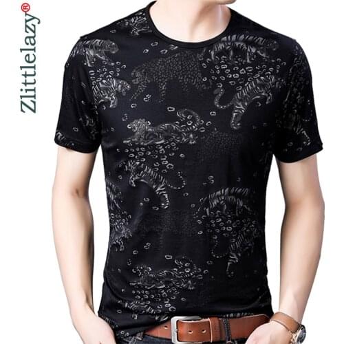 2020 Brand Casual Summer Luxury Short Sleeve T Shirt Men Streetwear Tshirt Fashion Fitness T-shirt Jersey Mens Tee Shirts 52009