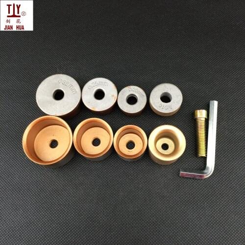 Free shippng 4PCS common dn 16-32mm pipe fusion socket dies welding adaptor welding parts PPR pipe butt welding die head Welding