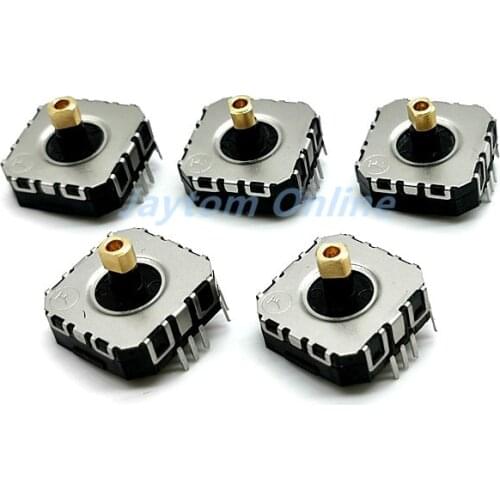 5PCS FJ08K-S Sliding Joystick Multifunctional Potentiometer B10K Rocker handle with Push Button Switch Direction