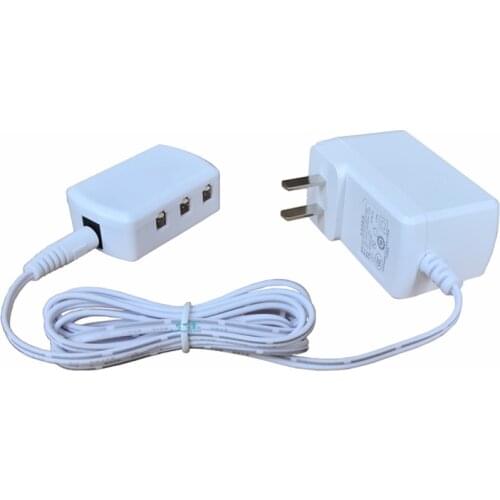 3V/12V AC/DC Adapter Power Supply with 6 Ports Output for Railway Railroad Train Diorama Layout