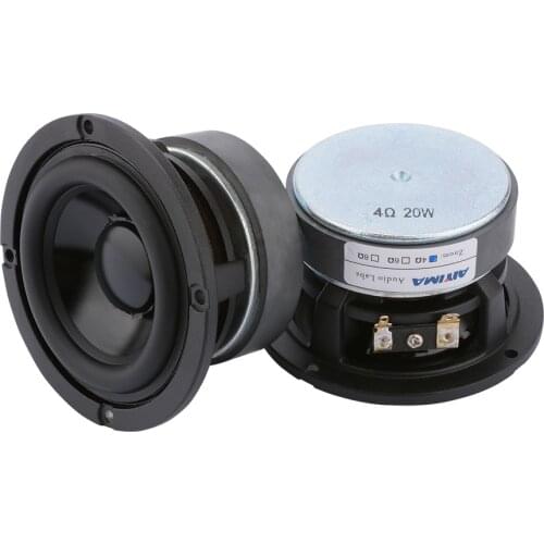 AIYIMA 2Pcs 3 Inch 20W Speakers Driver 4Ohm 8Ohm Midrange Loudspeaker Mid Range Bass Audio Column Speaker DIY For Home Theater