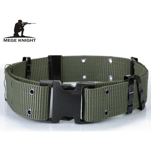 Military Field Tactical Accessories Tactical for military uniforms Belt Military Equipment Strengthening Black Canvas