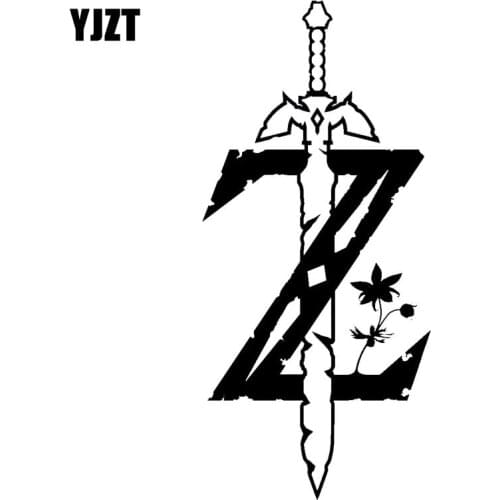 YJZT 9X20CM Video Games Zelda Breath Of The Wild Domineering Car Sticker Car-styling S8-0621