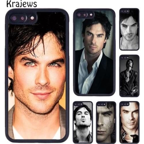 Krajews Damon Salvatore The Vampire Diaries Phone Case For iPhone 5s 6s 7 8 plus X XR XS 11 12 pro max Samsung Galaxy S8 S9 S10