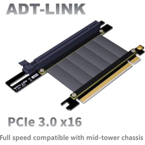 Gen3.0 PCI-E 16x To 16x Riser Extender PCIe Cable For PHANTEKS ENTHOO Evolv Shift PH-ES217E/XE PK-217E/XE ITX Motherboard vertic