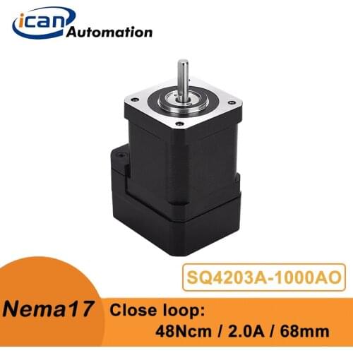 ICAN Nema 17 Closed Loop Stepper 48Ncm 2.0A 68mm SQ4203A-1000AO Hybrid Servo