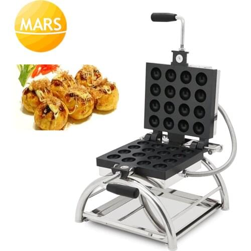 Kitchen Appliance Waffle Balls Machine 16pcs Octopus Baking Machine Bomb Burning Stuffing Waffle Iron Pan Cake Pops Stick Maker
