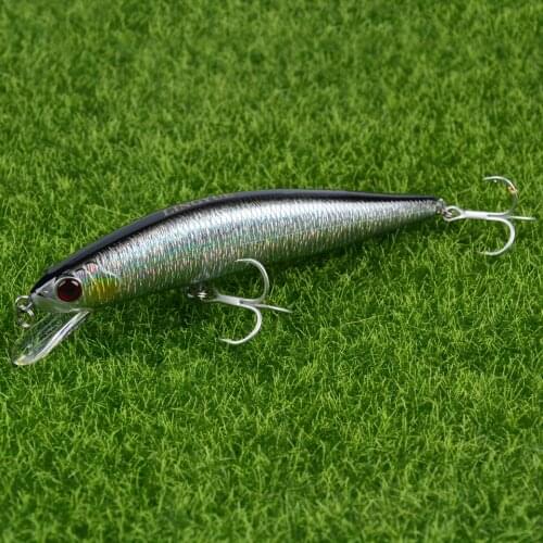 LINGYUE Big Minnow Fishing Lures 13.5cm 26g Rattle Wobbler 4# BBK Hooks Long Shot Crankbait For Bass Carp Fishing Bait