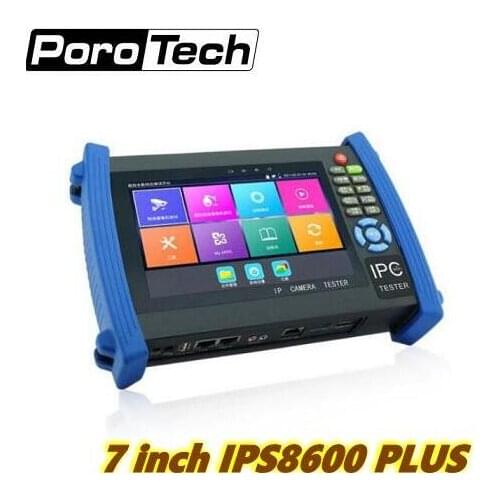 Wanglu 1080P 7 inch IPC-8600plus 1920*1200 resolution Analog+IP+AHD+CVI+TVI+SDI 6 in 1 multifunction cctv tester