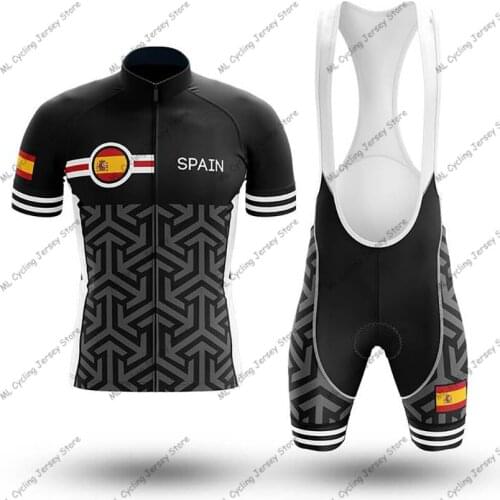 2020 New Spain Cycling Jersey Pro Team Cycling Clothing Summer Short sleeve MTB Cycling Shirts Men Bike Jersey Ropa de Ciclismo